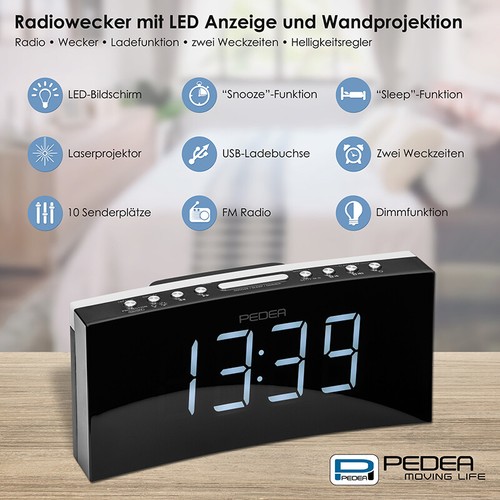 Radiowecker uhrenradio mit - radiowecker,