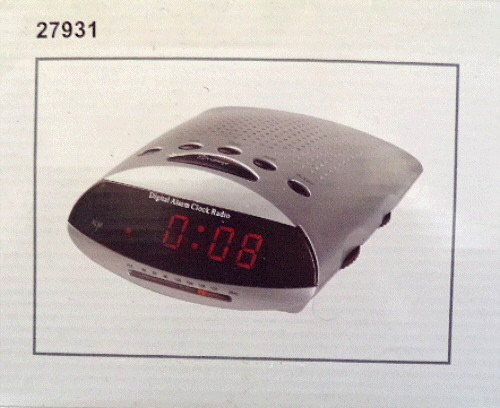 Digital radiowecker silber - digital, fm