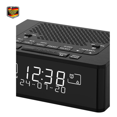 Dab radiowecker mit 40 - fm,