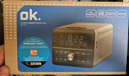 Uhren radio mit cd und - uhren,