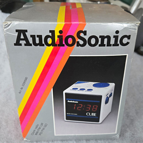 Audiosonic cube radiowecker - audiosonic,